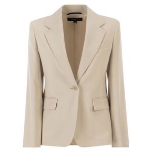 Weekend Maxmara Women Wkdlamine - Natural Stretch Wool Blazer